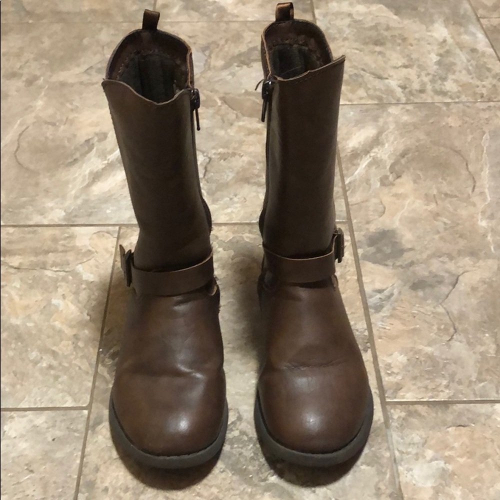 OshKosh, brown girly boots, size 11